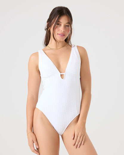 Haleiwa Plunge One Piece Swimsuit