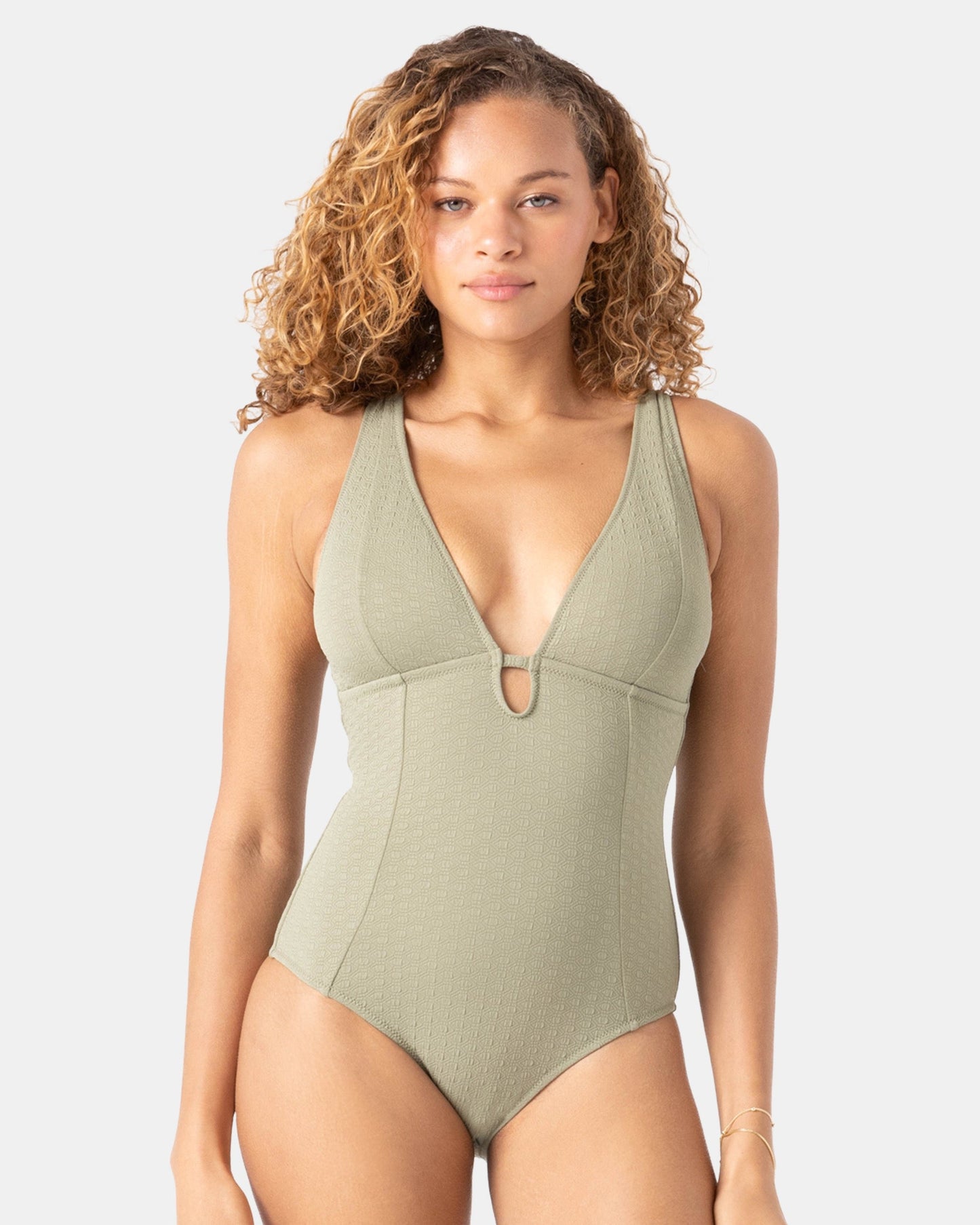 Haleiwa Plunge One Piece Swimsuit
