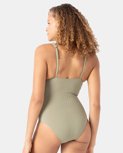 Haleiwa Plunge One Piece Swimsuit