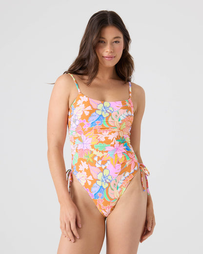 Lei It On Me Adjustable Side One Piece Swimsuit