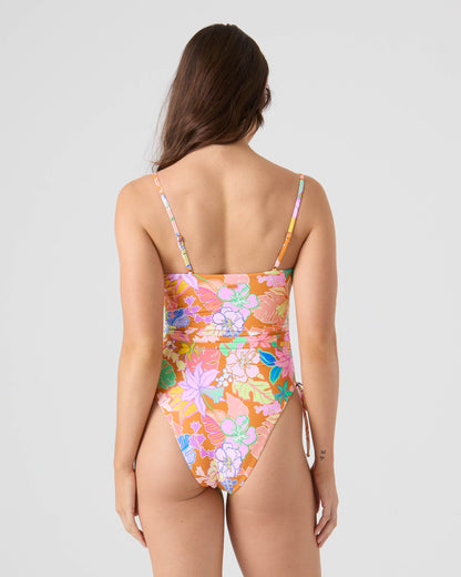 Lei It On Me Adjustable Side One Piece Swimsuit